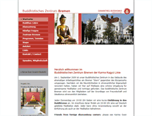 Tablet Screenshot of buddhismus-bremen.de